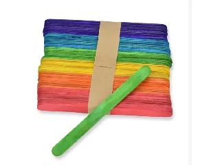 Fa spatula színes 1cm*11cm 50db/cs