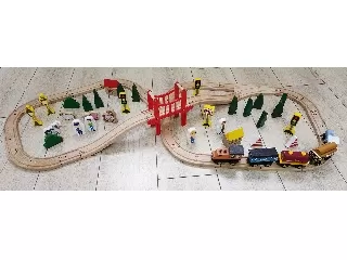 Fa vonat 70 darabos készlet