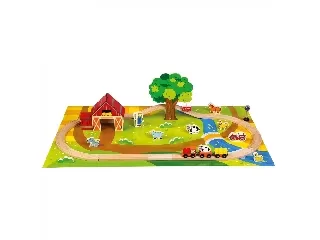 Fa vonatos terepasztalka