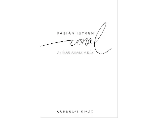FÁBIÁN ISTVÁN: VONAL - AZ ÍRÁS, A RAJZ, A KÉZ