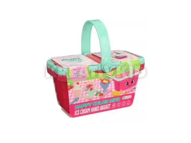 Fagylaltos piknikkosár gyurmaszett