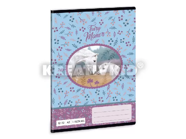 Fairy Manor 3. oszt. vonalas A/5 füzet 1232