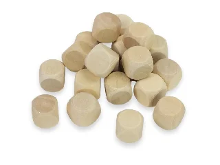 Fa kocka natúr 1,6cm 20db/csomag