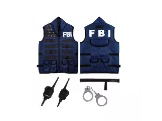 FBI taktikai mellény kiegészítőkkel - 140 cm