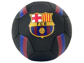 FC Barcelona: címeres focilabda - fekete