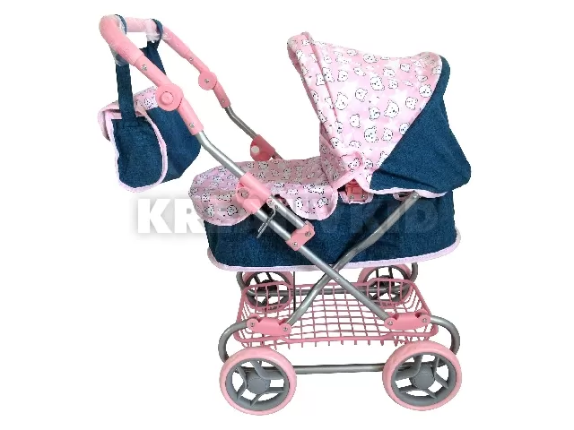 Fedeles, kosaras babakocsi csomagtartóval