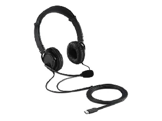 Fejhallgató, mikrofonnal, USB-C, KENSINGTON