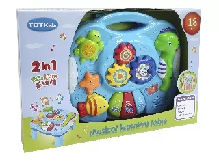 Fejlesztő asztal, zenél, világít