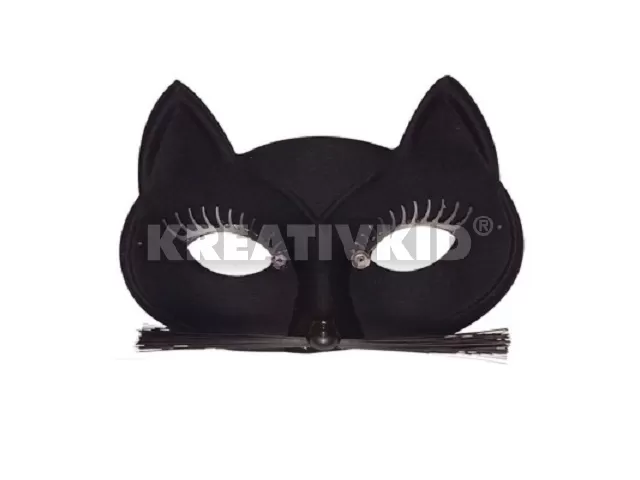 Fekete macska álarc