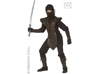 Fekete ninja jelmez - 158 cm-es