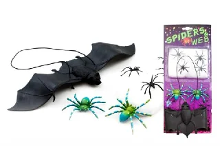 Fekete pókok 10 db cs