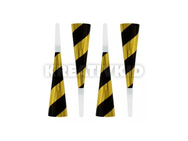 Fekete-arany trombita - 20 cm, 4 darabos