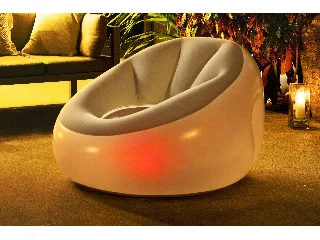 Felfújható fotel LED világítással