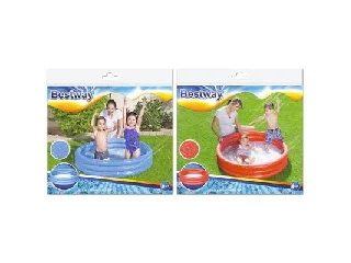 Felfújható háromgyűrűs gyerekmedence - 122 x 25 cm, többféle