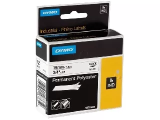 Feliratozógép szalag, tartós poliészter, 19 mm x 5,5 m, DYMO