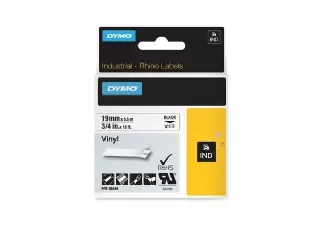 Feliratozógép szalag, vinil, 19 mm x 5,5 m, DYMO