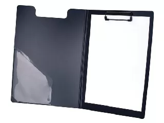 Felírótábla, fedeles, A4, VIQUEL, fekete