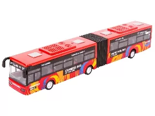 Fém busz fénnyel és hanggal - 1:32, többféle