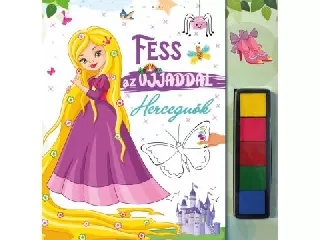 Fess az ujjaddal - Hercegnők kifestő füzet