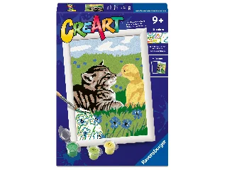 Festés számok szerint - Állati barátság