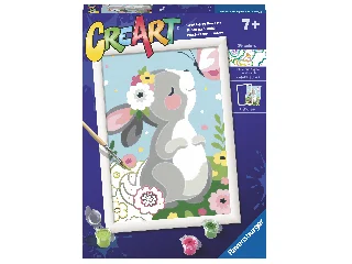 Festés számok szerint - Csodaszép nyuszika