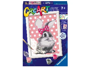 Festés számok szerint - Tündéri nyuszika