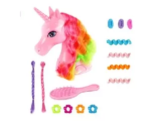 Fésülhető unikornisfej - Sörényformázó készlet