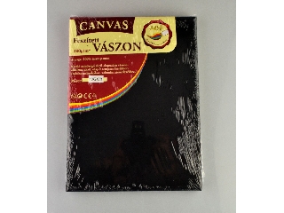 Feszített vászon fekete (keret 1,6x2,0 cm), 18x24 cm