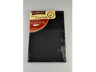 Feszitett vászon fekete (keret 1,6x2,0 cm), 20x30 cm