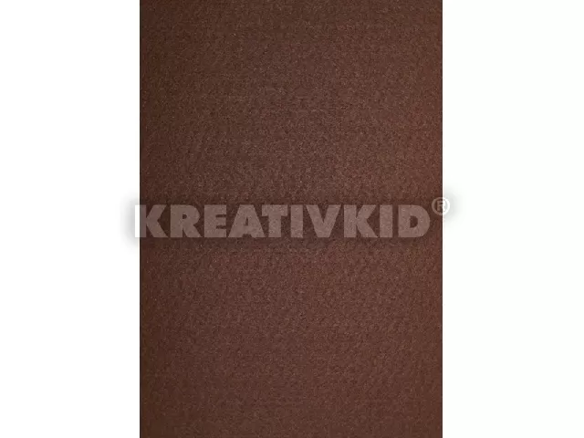 Filc csokibarna A/4 1 mm vastag 10 db/cs