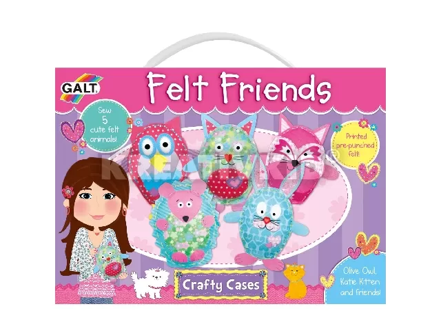 Filc pajtások varró szett (Galt)