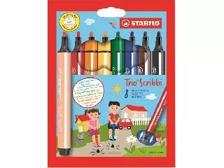 Filctoll készlet, 1,5-2 mm, rugós hegy, STABILO 