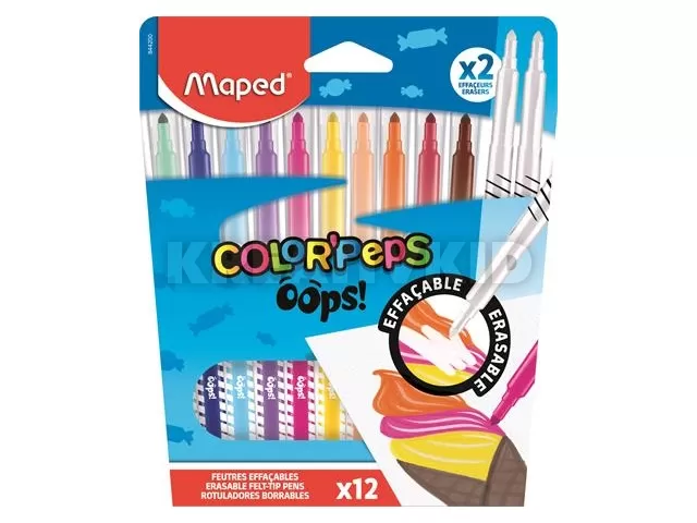 Filctoll készlet, 3,6 mm, törölhető, MAPED 