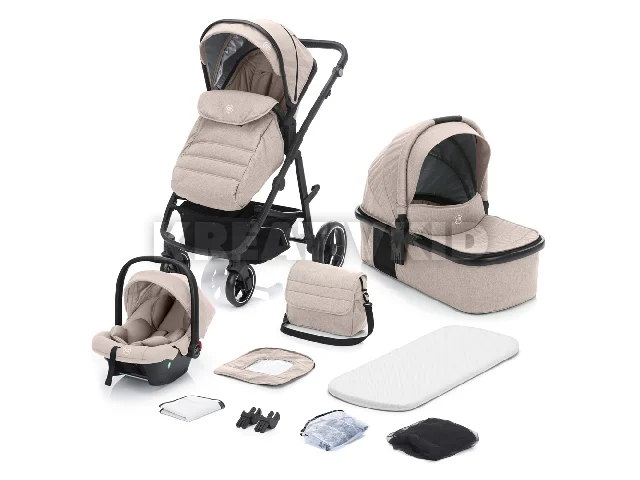 Fill multifunkciós babakocsi Jaguar beige melange 775-09