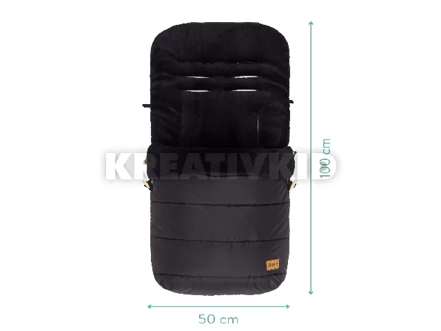 Fillikid bundazsák babakocsiba - Lanin fekete 8415-06