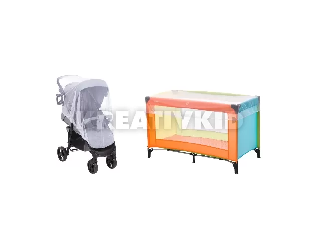 Fillikid szúnyogháló - babakocsira és utazóágyra fehér 2060-05