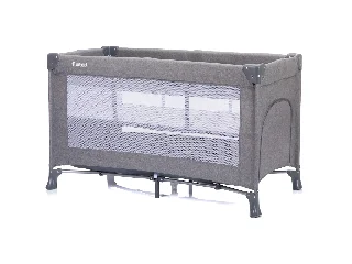 Fillikid utazóágy Milano 120x60cm szürke 4067-17