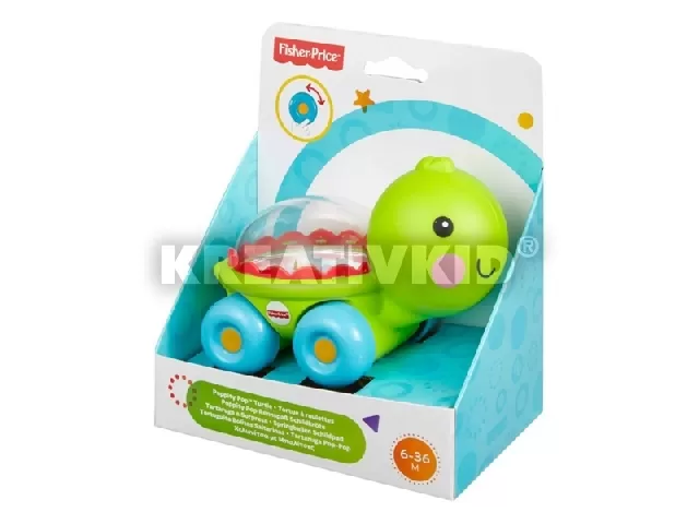 Fisher Price - Poppity állatos jármű - teknős