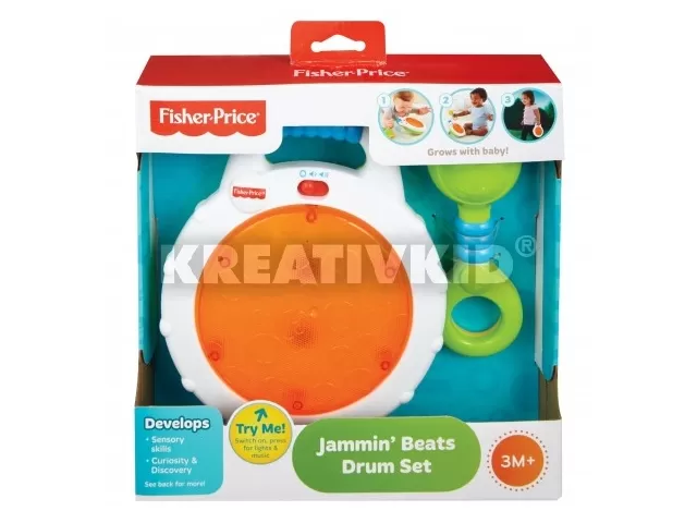 Fisher-Price Hordozható dob szett