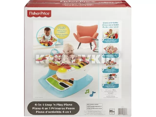 Fisher-Price 4 az 1-ben babafoglalkoztató zongora