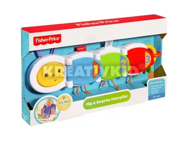 Fisher-Price - Lapozgatós hernyókoma