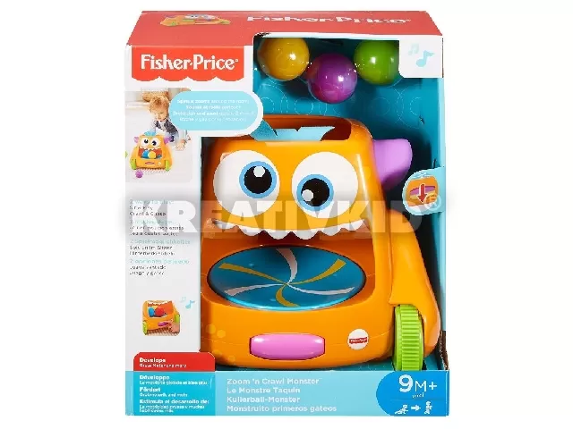 Fisher-Price - Mókás szörnyecske színes labdákkal