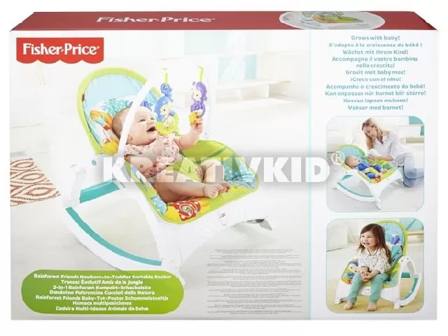 Fisher-Price - Rainforest 2in1 Nőj velem hintaszék