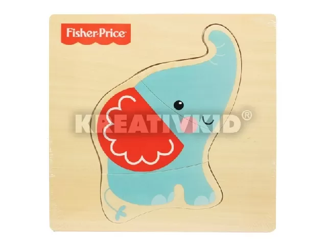 Fisher-Price állatos fa puzzle - Elefánt