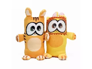 Flipzers: 2 az 1-ben kifordítható nyugiplüss - Tigris