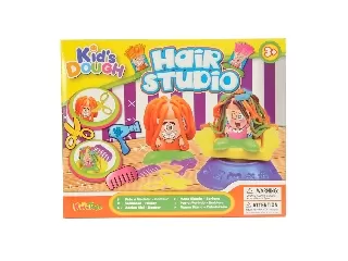 Fodrászat gyurmakészlet, 18 darabos