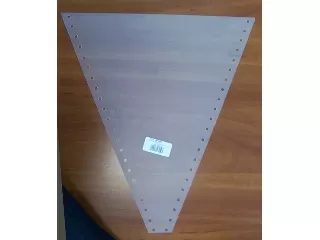 Fólia háromszög, fali lámpához 