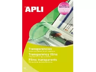 Fólia, írásvetítőhöz, A4, kézzel írható, APLI