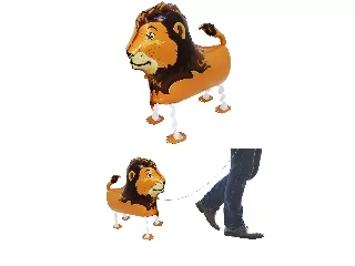 Fólia lufi 54x63, 5 cm - sétáló oroszlán