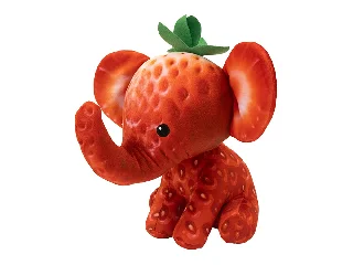 Foodibles illatos plüss állatok kicsi - Eper